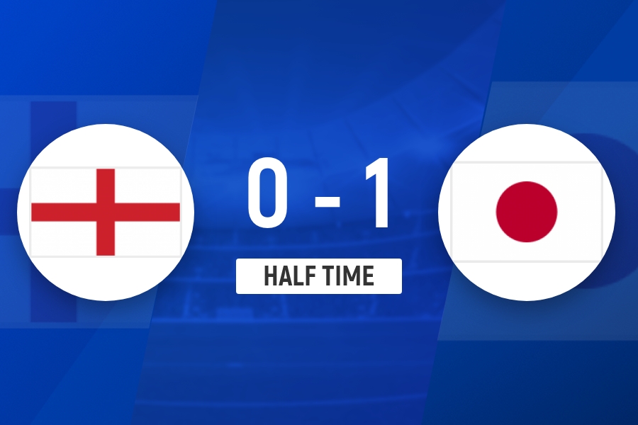 温布利半场遭日本压制 三笘薰反击破门安德森中框