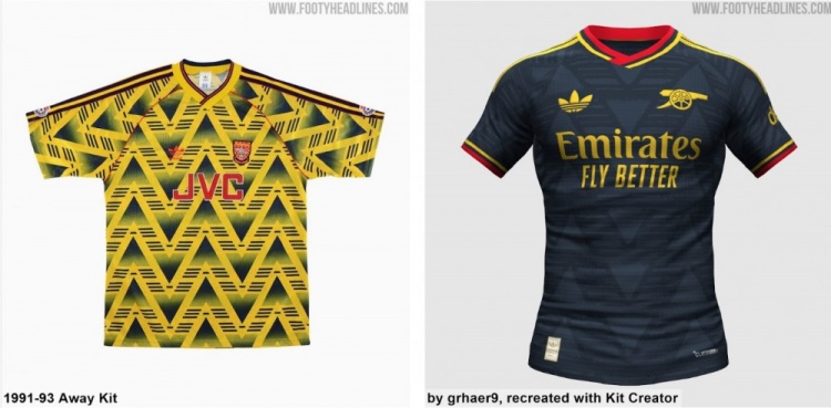 阿森纳26-27客场球衣谍照曝光 海军蓝反转经典烂香蕉